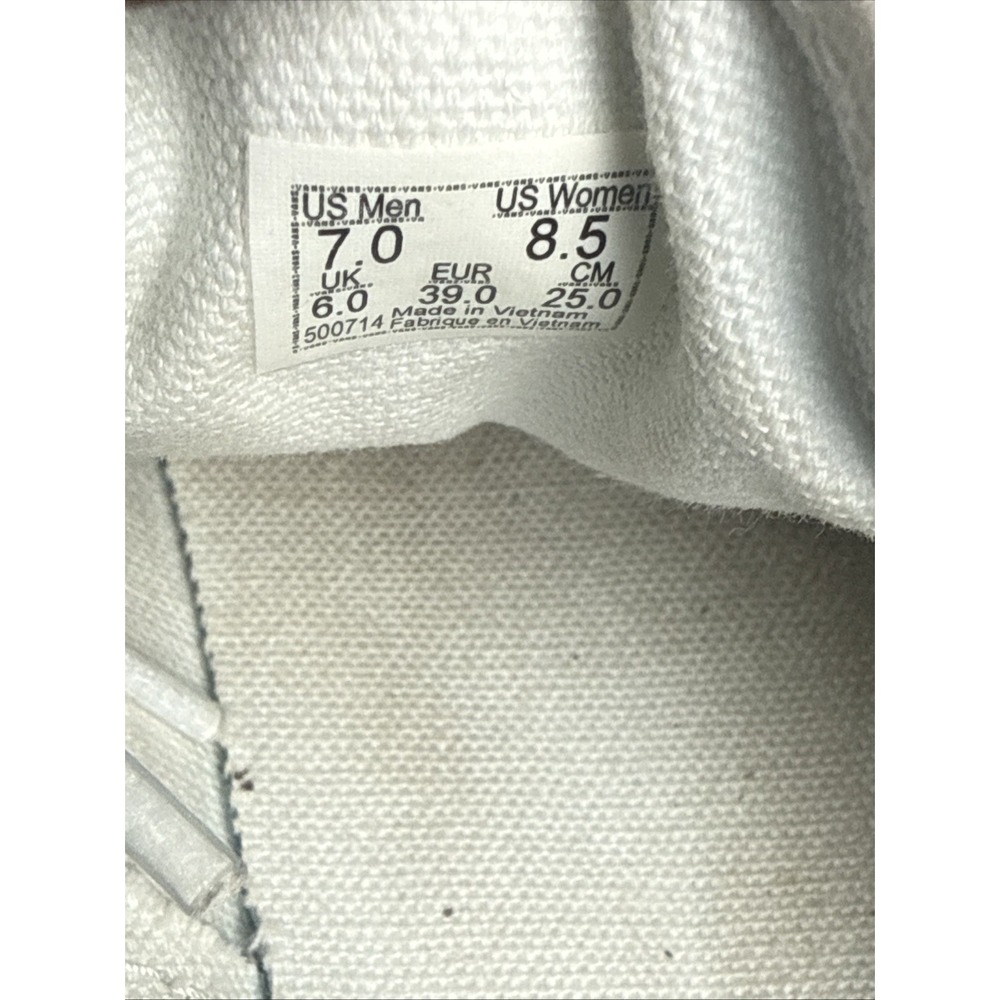 Vans Off The Wall White Checkered Low Top Lace Up Sneakers Womens Size 8.5 - Picture 11 of 11